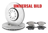 Bromssats fram – 276 mm ventilerade skivor – Audi A3/VW Golf/Skoda Octavia/Seat Leon