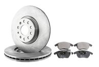 Bromssats fram 312 mm – Audi A3 / VW Golf V–VI / Passat / Caddy III