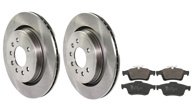 Bromssats bak – 292 mm skivor för Saab 9-3 Sedan, Kombi XWD