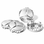 Navkapslar/Centrumkapslar Mercedes-Benz Original Chrome