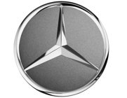 Navkapslar/Centrumkapslar Mercedes-Benz Original grå silver