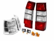 Paketpris med Vit/Röda Bakljus & Blinkers Volvo 745 1990-1992