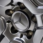 Navkapslar/Centrumkapslar Mercedes-Benz Original Mattsvart