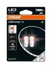 Osram LEDriving SL W5W LED-ersättningslampa röd 12 V – 2-pack