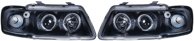 Angel Eyes Strålkastare Svart Audi A3 (8L) 1996-2000