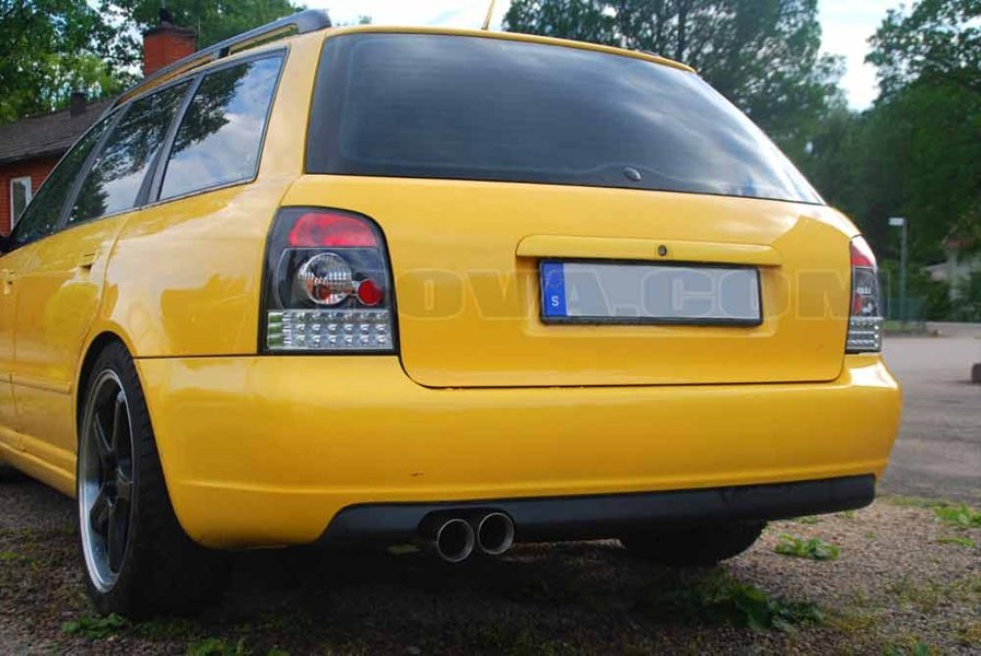 Baklampor LED Svart Audi A4 (B5/8D) Avant 1994-2001