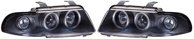 Angel Eyes Strålkastare Svart Audi A4 (B5/8D) 1994-1999