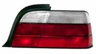 Baklampor Vit/Röd BMW 3-Serien E36 Coupe/Cabriolet 1991-1998