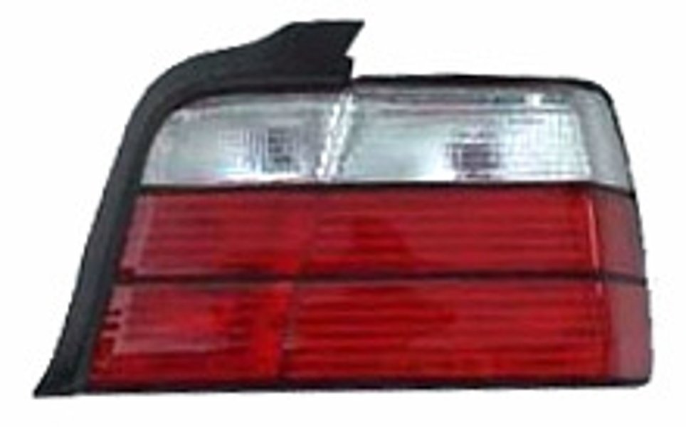 Baklampor Vit/Röd BMW 3-Serien E36 Sedan 1991-1998