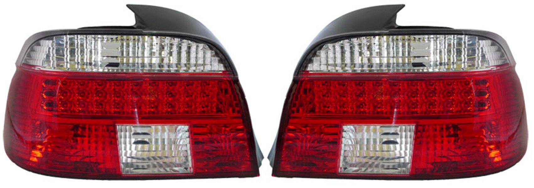 Baklampor LED Briljant Vit/Röd BMW 5-Serien E39 Sedan 1995-2000