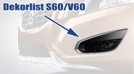 Dekorramar Matt Aluminium Volvo S60/V60 2010-2013