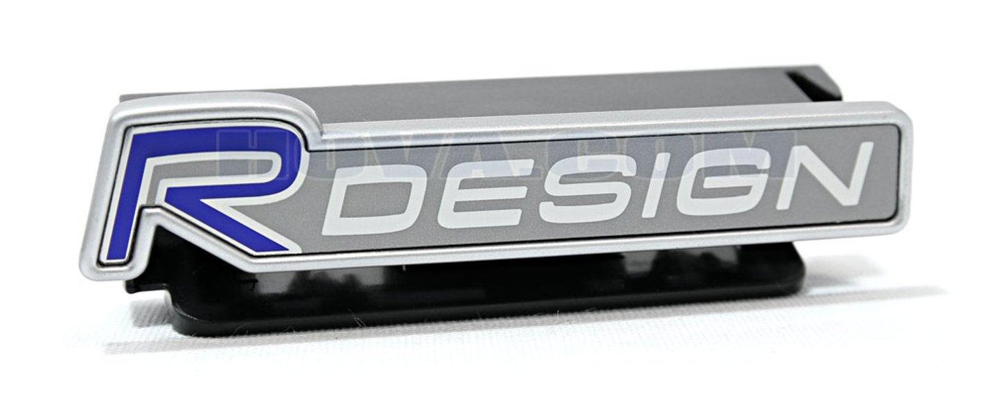 Emblem till Grill ''R-Design'' Volvo V50, S40 2008-2011