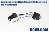 Varningsmotstånd 3,2W till T10-Lampor