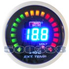 Mätare 52mm H-Line LCD Smoke 52mm Avgastemp 