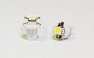 Lampa LED B8.5D SMD Vit