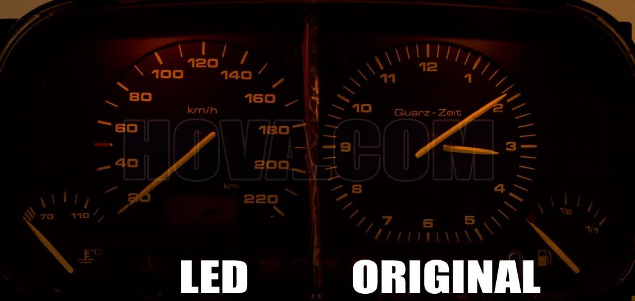 Lampa LED B8.5D SMD Orange