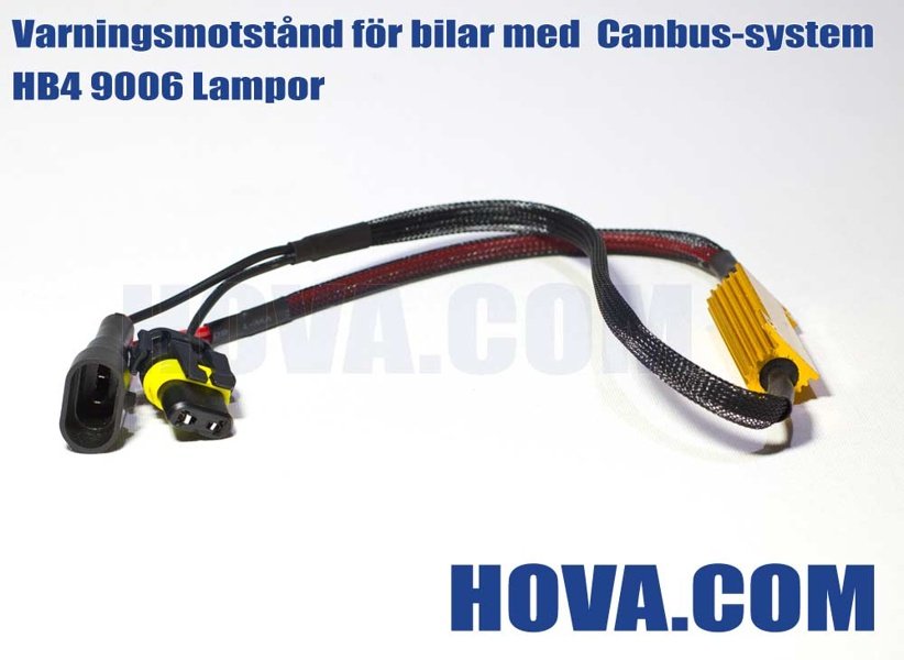 Varningsmotstånd 50W till HB4 9006-Lampor