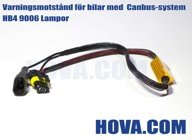 Varningsmotstånd 50W till HB4 9006-Lampor