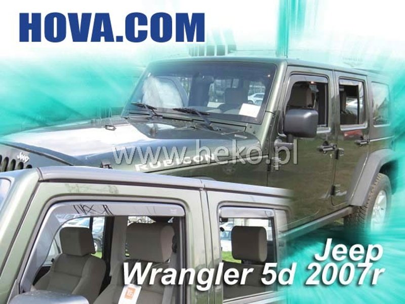 Vindavvisare Jeep Wrangler (JK) 3-/5-Dörrars mellan 2007-2018