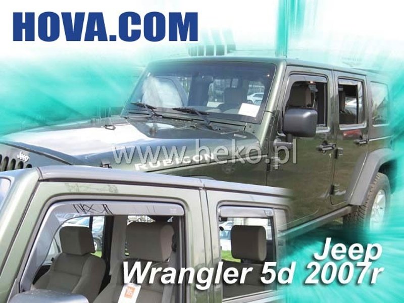 Vindavvisare Jeep Wrangler (JK) 5-Dörrars mellan 2007-2018