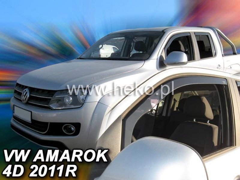 Paketpris Huvskydd och Vindavvisare VW Amarok 4-Dörrars 2010-