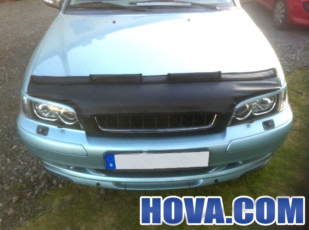 Hoodbra Svart Volvo S40/V40 Fas 1 och Fas 2 19962004