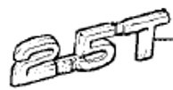 Emblem ''2.5T'' Volvo 850, 855