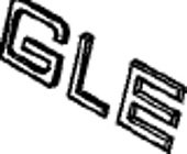 Emblem ''GLE'' Volvo V70 1997-2000