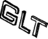 Emblem ''GLT'' Volvo V70 1997-2000
