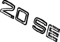 Emblem ''2.0SE'' Volvo V70, S40/V40