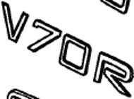 Emblem ''V70R'' Volvo V70 2000-2007