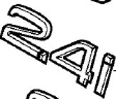 Emblem ''2.4i'' Volvo C30, S40N/V50