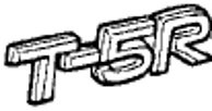 Emblem ''T-5R'' Volvo 850, 855