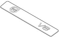 Emblem ''V8'' Volvo XC90, S80