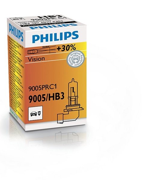 Philips Halogen HB3 9005 Lampa Vision +30%