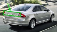 Dekorlist Baklucka Volvo S80 2007-