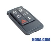 Knappsats till Nyckelskal Volvo Original Sex knappar