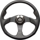 Momo Ratt Tuning Jet Svart/Carbon 350mm Läder