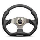 Momo Ratt Tuning Eagle Svart, Antracit 350mm Läder