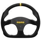 Momo Ratt Racing Modell 30 Svart 321mm Mocka