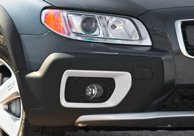 Dimljusgaller med Silver Dekorram Höger Volvo XC70 2008-2013