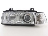 Angel Eyes Strålkastare Krom BMW 3-Serien E36 Sedan/Touring 1991-1998