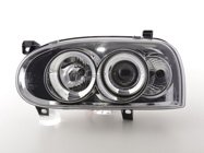 Angel Eyes Strålkastare Krom VW Golf MK3 1991-1997