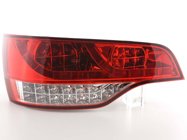 Baklampor LED Röd/Klarglas Audi Q7 2005-2009