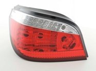 Baklampor LED Krom/Röd BMW 5-Serien E60 2003-2007