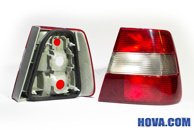 Baklampor Vit/R&ouml;d med Vit Blinkers Volvo 940, 960 