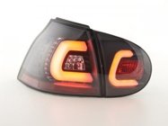 Baklampor LED Svart VW Golf MK5 2003-2008