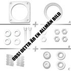 MONTERINGSSATS KATALYSATOR Höger till BMW E34 530i E32 730i