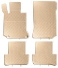 Gummimatta Beige Mercedes-Benz C-Klass W204 Gummimatta Beige Mercedes-Benz C-Klass W204