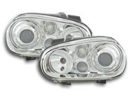 Strålkastare Krom VW Golf MK4 1998-2003